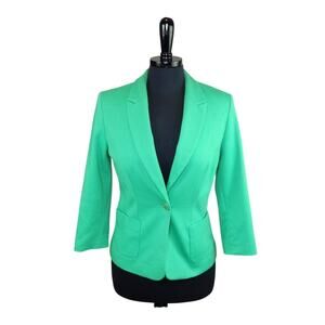 Jules & Leopold Green Blazer Jacket Single Button Classic Spring 2